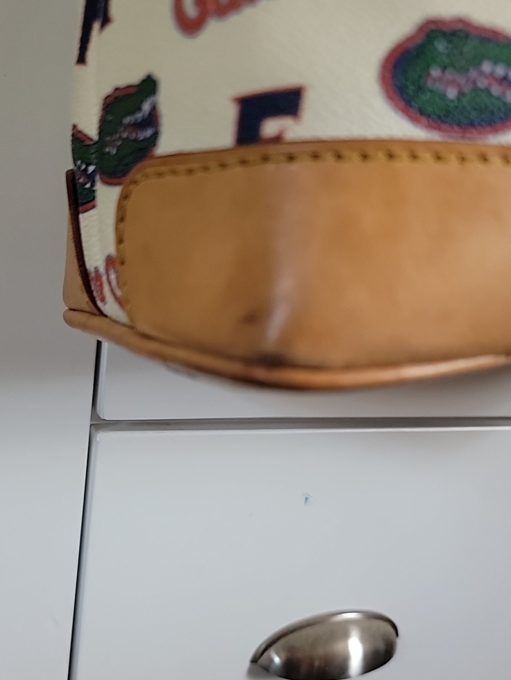 Dooney & Bourke Florida Gators Hobo Bag with Tan Trim - Picture 6 of 17